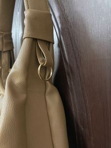 Chic Beige Hobo Shoulder Bag