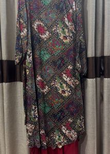 western look long 1piece