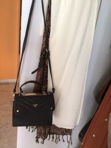 Ladies Black Handbag, Chic Dune London Purse