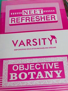 Neet Refresher, objective botany