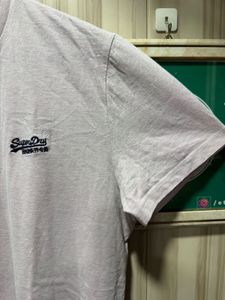 Superdry Crew Neck Light Pink T-Shirt