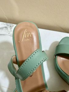 Mint Green Platform Heels