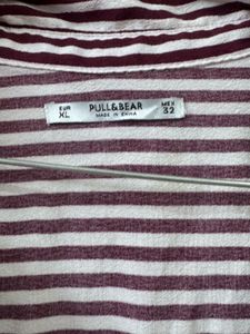 Chic Striped V-Neck Shirt