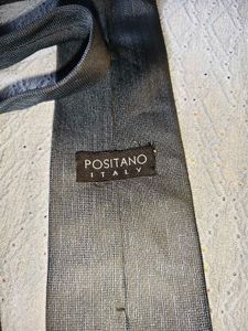 Pasitano Italy Classic Grey Textured Tie