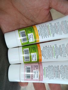 Mama Earth Face Wash Combo Of 3 Sealed Pack