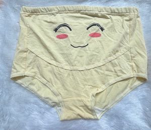 Cute Smiley Face High-Waisted Panties