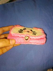 Cute Crochet Cat Wallet