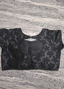 Elegant Black Floral Blouse