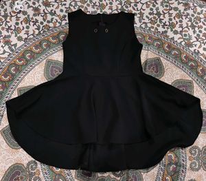 Stylish Black Peplum Top