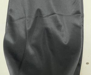 Sleek Black Spaghetti Strap Dress
