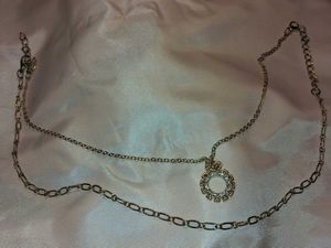 set of 2 Elegant Pendant and chain Necklace
