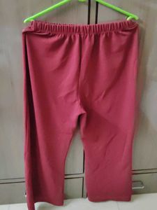 Comfortable Maroon Palazzo Pants