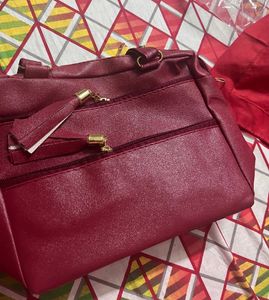 Red Handpurse New With Tag