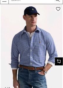 NEW RALPH LAUREN Custom fit oxford Shirt