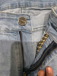 COBB Light Wash Distressed Jeans