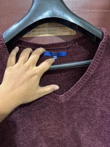 Cozy V-Neck Chenille Sweater