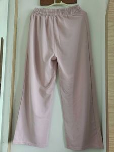 Wide Leg Pink Pants