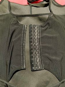 Black Corset Style Bodysuit – XL