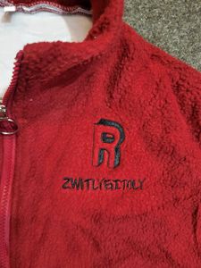 Cozy Red Fleece Jacket