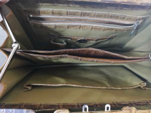 Vintage Alligator Top Handle Bag