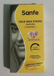 Sanfe Face wax strips