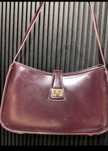 Chic Burgundy Shoulder Bag