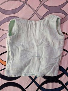 new born Light Blue Vest