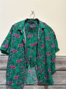 summer Vibrant Floral Print Co-ord Set