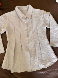 Stylish Textured Button-Up Shirt