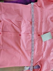 Coral Pink Collared Shirt