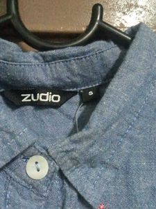 Cute Embroidered Blue Top