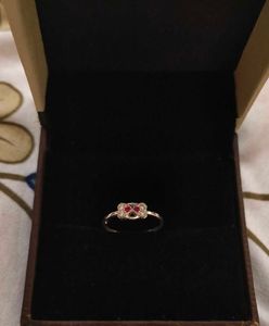 Sparkling Bow Ring
