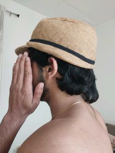 ZARA MAN Stylish Textured Fedora Hat