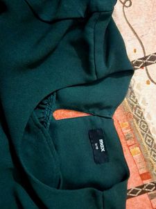 Stylish Emerald Green Tunic Top