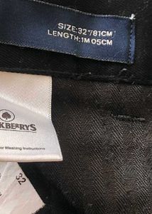 Classic Black Trousers for men blackberry