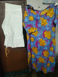 Floral Print Kurta with Pants Set