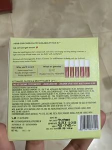 Just Herbs Matte Liquid Lipstick Kit 5