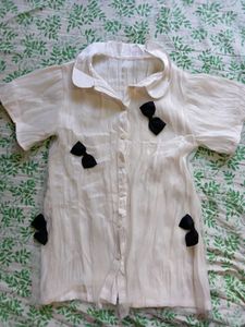 🎀🕊️ Coquette White Baby Doll Top 🕊️🎀