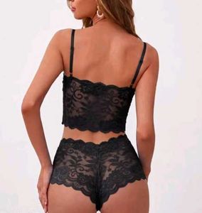 Black Lace Lingerie Set