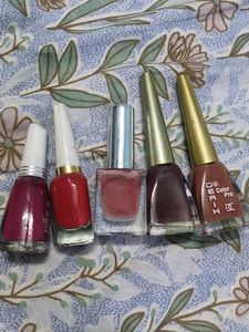 all dark and nude nail paints multicolour