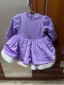 Sparkly Purple Dress for Girls