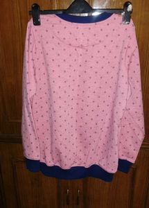 Pink Floral Sweatshirt