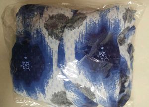 Chic Blue &amp; White Print Dress