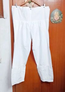 Brand new White Cotton Palazzos chikankari salwar