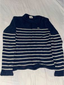 Lacoste Striped Knit Sweater