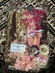 Dried Mixed Flower Pack for resin art or candles.