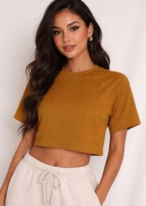 Mustard Yellow Cropped Top
