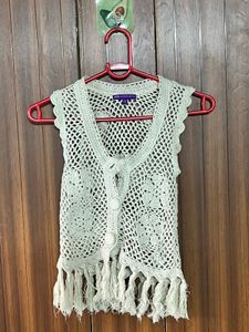 Crocheted Vest for Girls