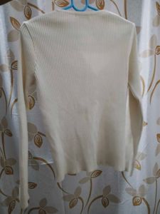 Cream Knit Cardigan