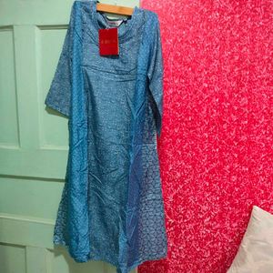 Biba Blue Printed Top - New with Tags